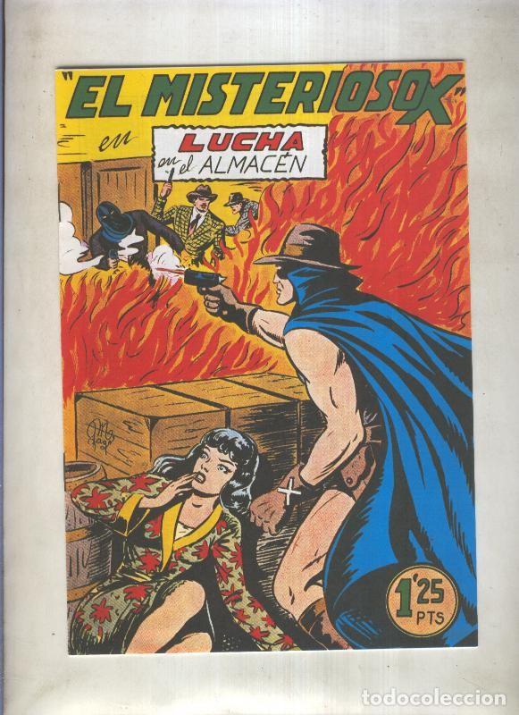 Fumetti: El Misterioso X, facsimil numero 09: Lucha en el almacen - Manuel Gago