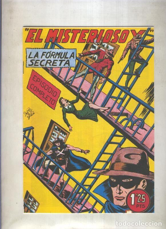 Fumetti: El Misterioso X, facsimil numero 06: La formula secreta - Manuel Gago