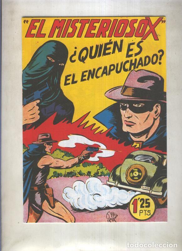 Comics: El Misterioso X, facsimil numero 12: Quien es el encapuchado - Manuel Gago
