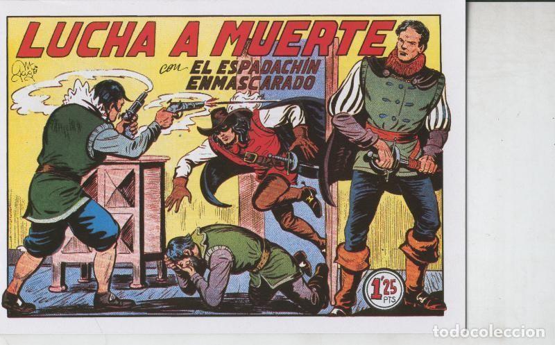 Comics: El Espadachin Enmascarado facsimil numero 028: Lucha a muerte - Manuel Gago