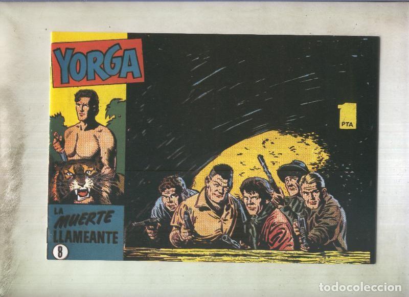 Comics: Yorga fakir indio, facsimil numero 08; La muerte llameante - Chan
