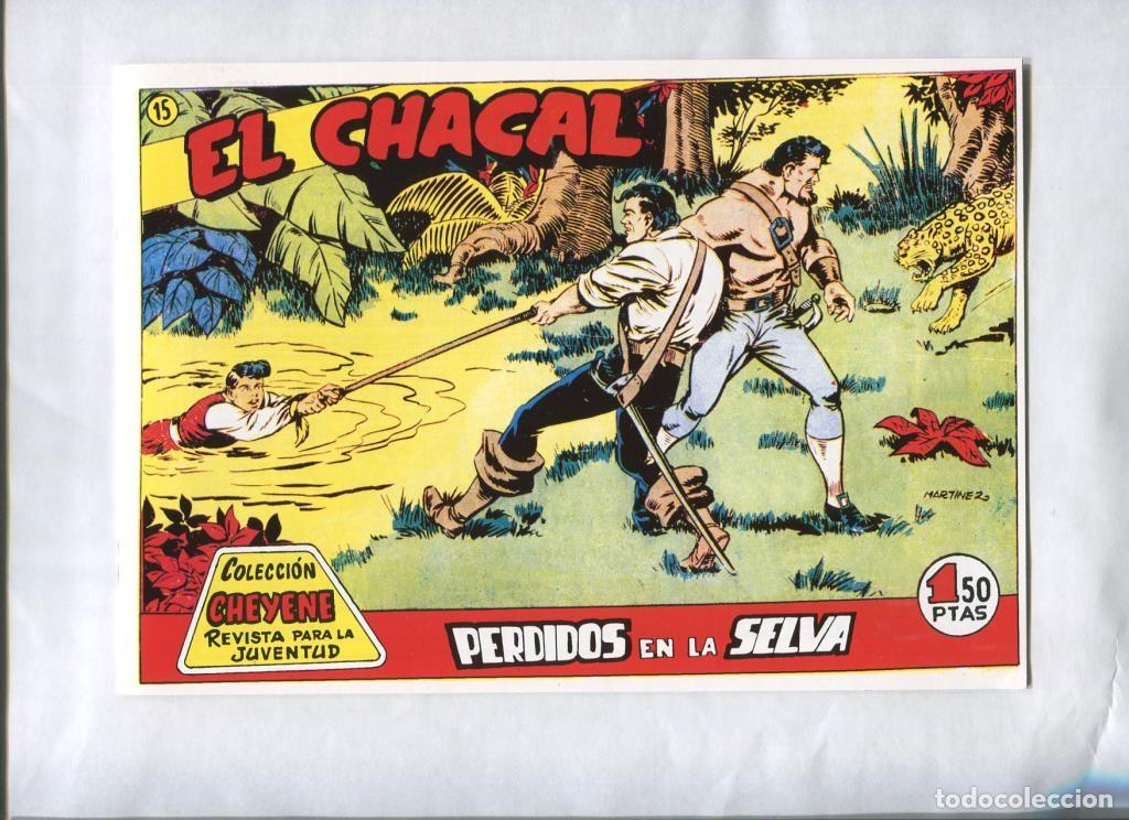 C&oacute;mics: Facsimil: El Chacal numero 15: Perdidos en la selva - Martinez Osete - Foto 1