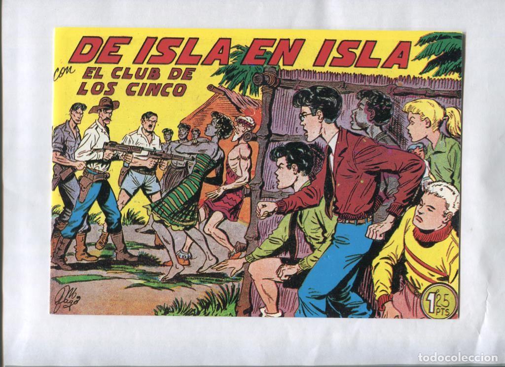 Fumetti: Facsimil: El Club de los cinco numero 02: De isla en isla - Manuel Gago