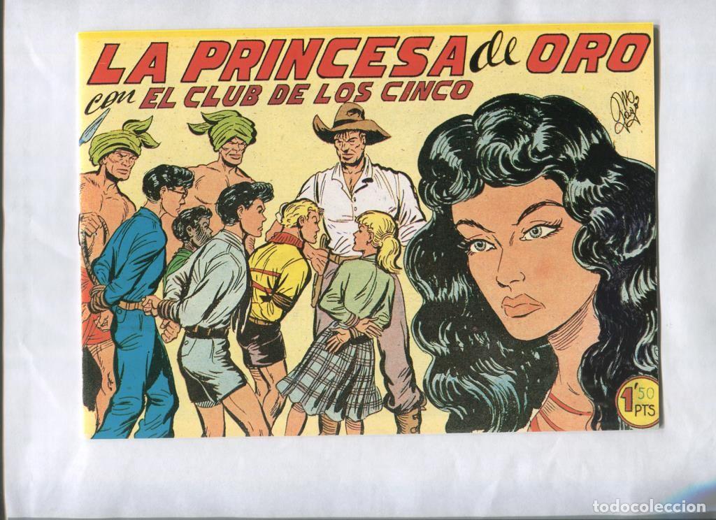 C&oacute;mics: Facsimil: El Club de los cinco numero 09: La princesa de oro - Manuel Gago - Foto 1