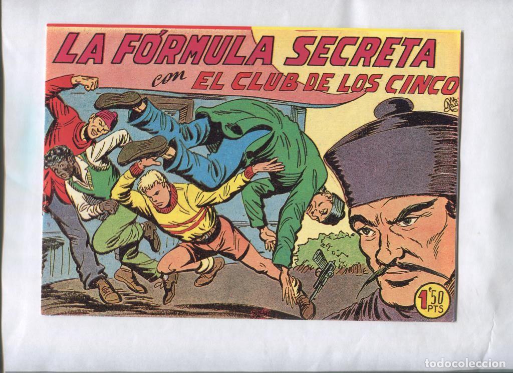 Comics: Facsimil: El Club de los cinco numero 15: La formula secreta - Manuel Gago