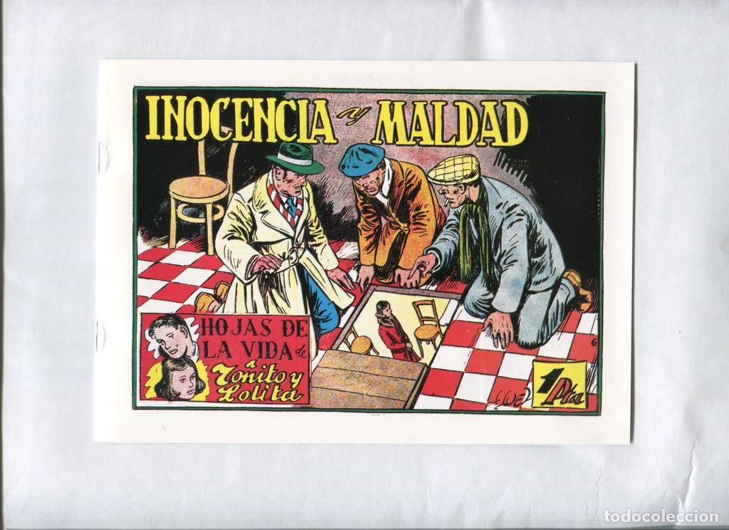 Comics: Facsimil: Hojas de la Vida de To&ntilde;ito y Lolita numero 06: Inocencia y maldad - Jaime Juez