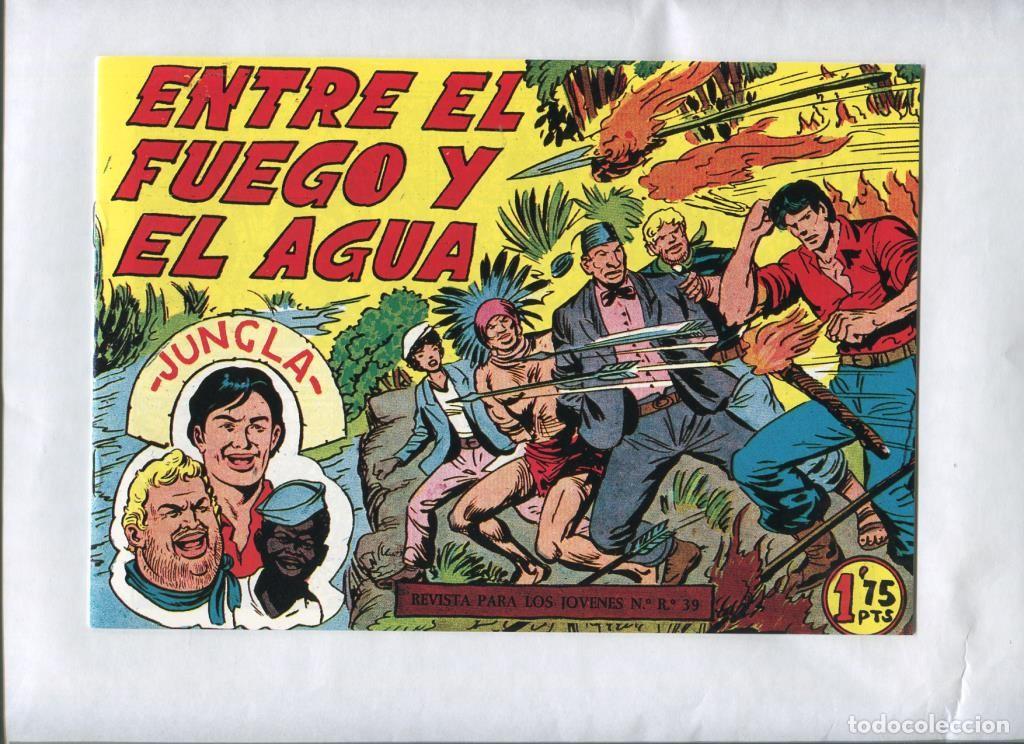 Comics: Facsimil: Jungla numero 32: Entre el fuego y el agua - Manuel Gago - Jose Ortiz
