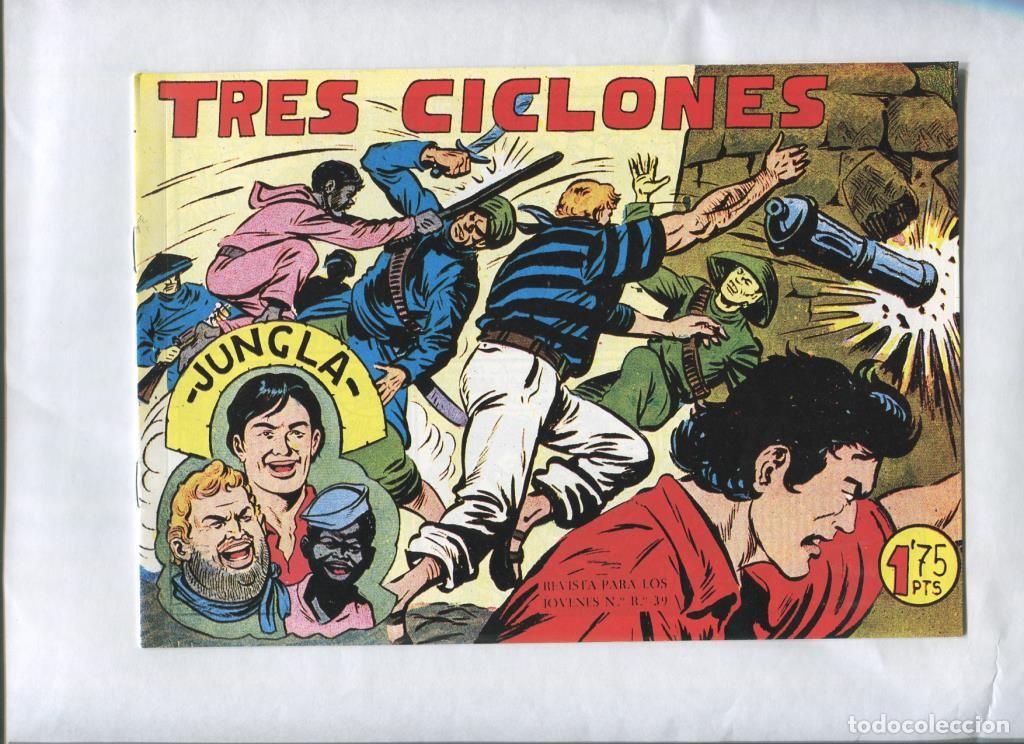 Fumetti: Facsimil: Jungla numero 14: Tres ciclones - Manuel Gago - Jose Ortiz