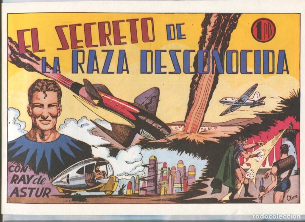 Comics: Facsimil: Ray de Astur: el secreto de la raza desconocida - M.R.del Villar