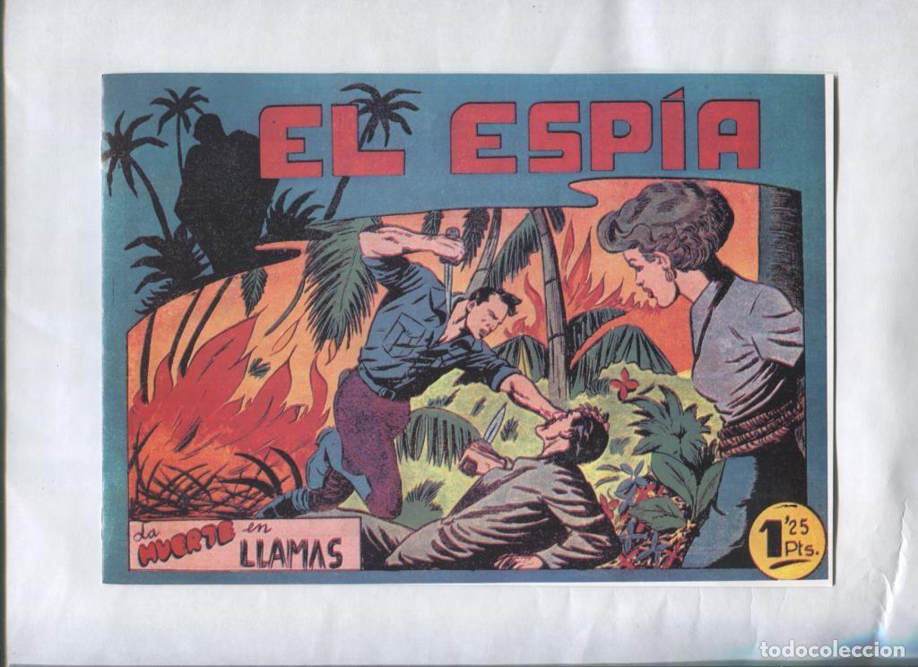 Comics: Facsimil: El Espia numero 23: La muerte en llamas - Jose Ortiz, varios