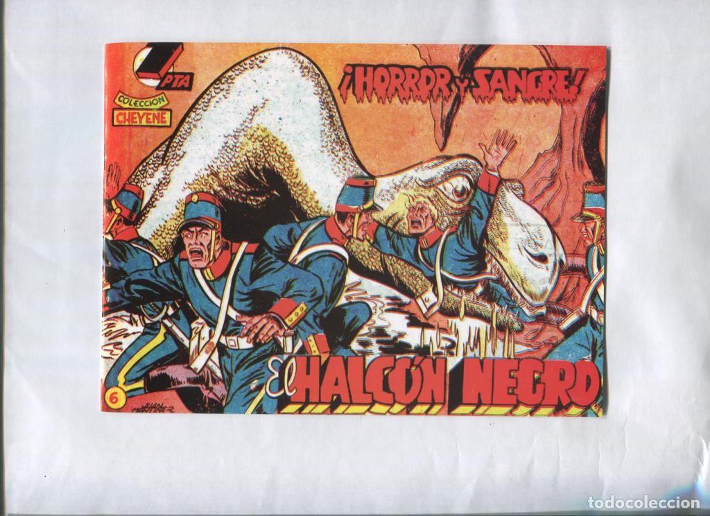 C&oacute;mics: Facsimil: El Halcon Negro numero 06: Horror y sangre - Martinez Osete - Foto 1