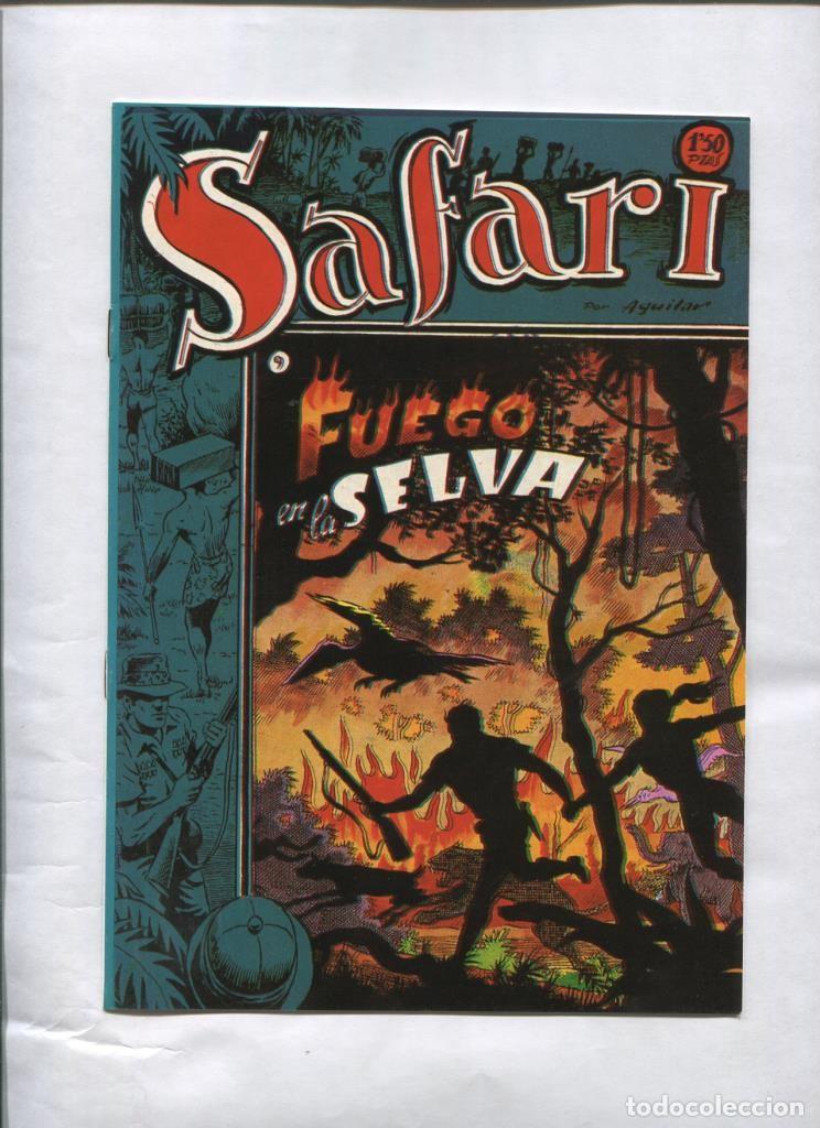 Comics: Facsimil: Safari numero 09: Fuego en la selva - Aguilar