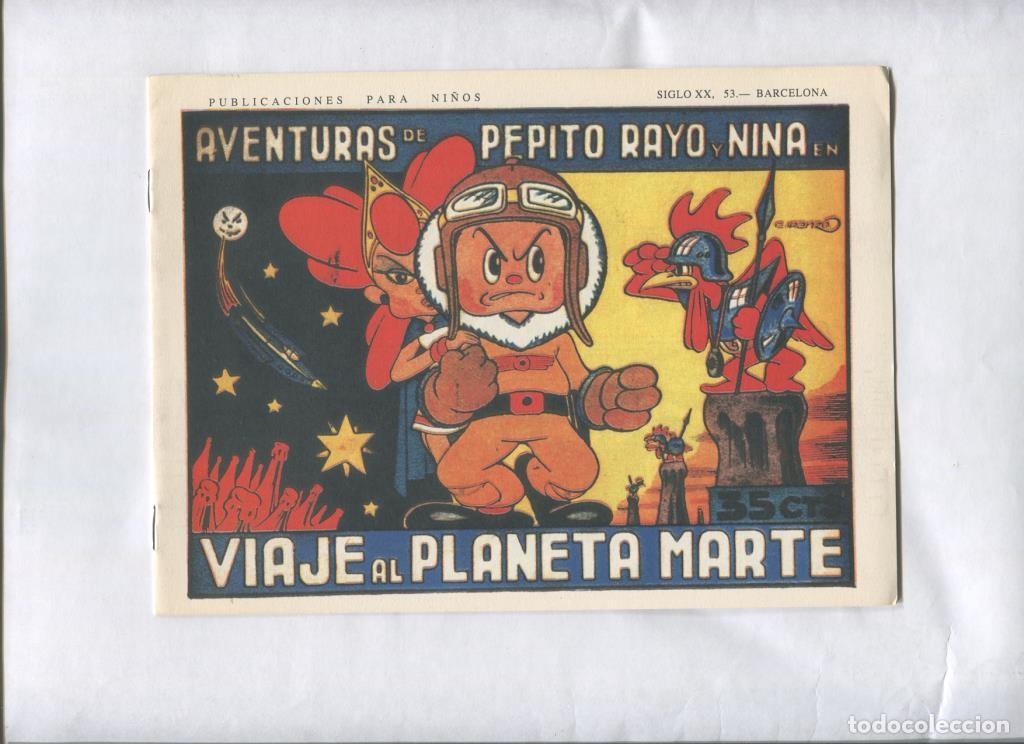 Comics: Facsimil: Pepito Rayo y Nina numero 03: Viaje al planeta Marte - Juan G.Iranzo