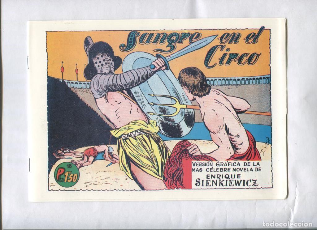 Comics: Facsimil: Quo Vadis numero 18: Sangre en el circo - Jaime Juez