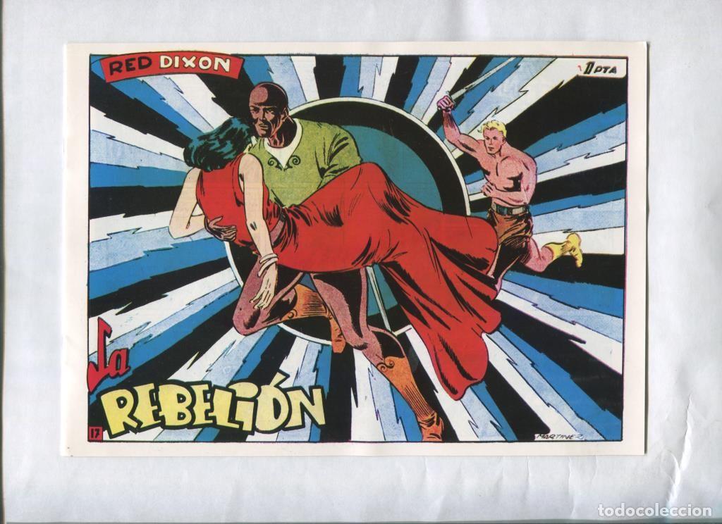 Comics : Facsimil: Red Dixon primera serie numero 17: La rebelion - Juan Martinez Osete