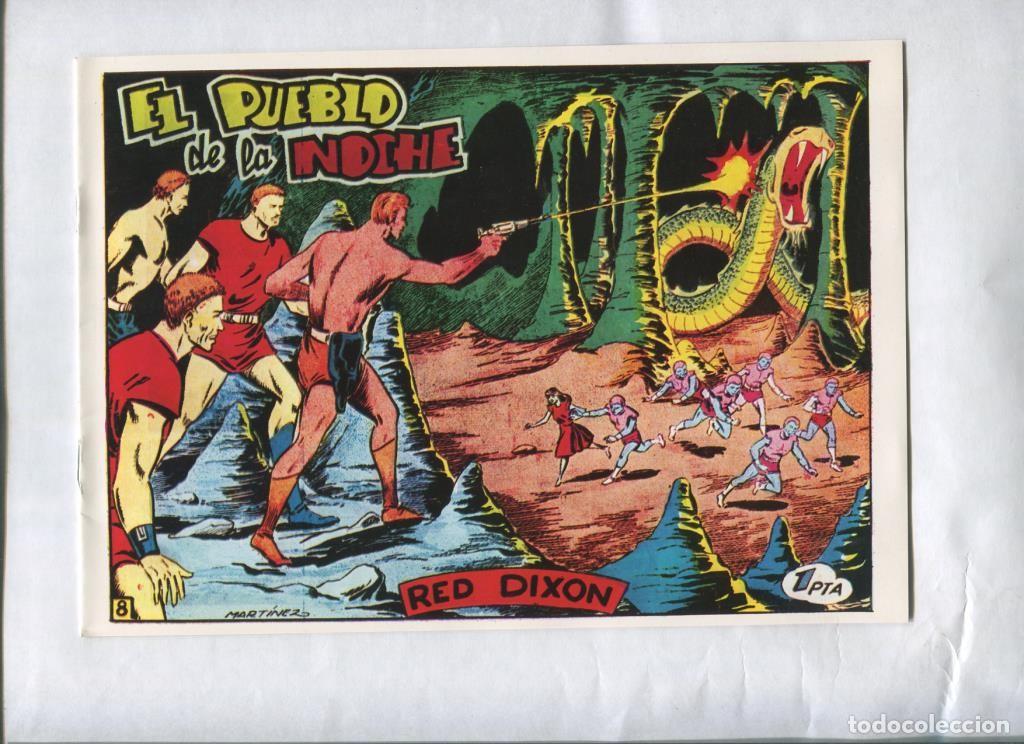 Comics: Facsimil: Red Dixon primera serie numero 08: El pueblo de la noche - Juan Martinez Osete