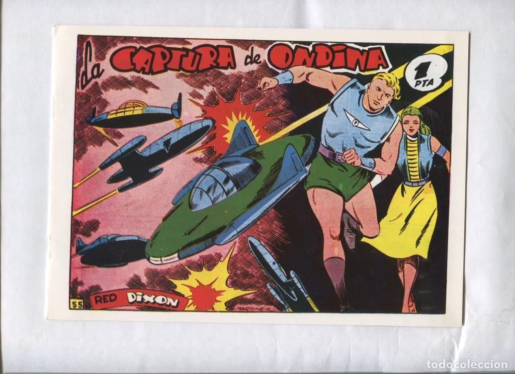 Comics : Facsimil: Red Dixon primera serie numero 55: La captura de Ondina - Juan Martinez Osete