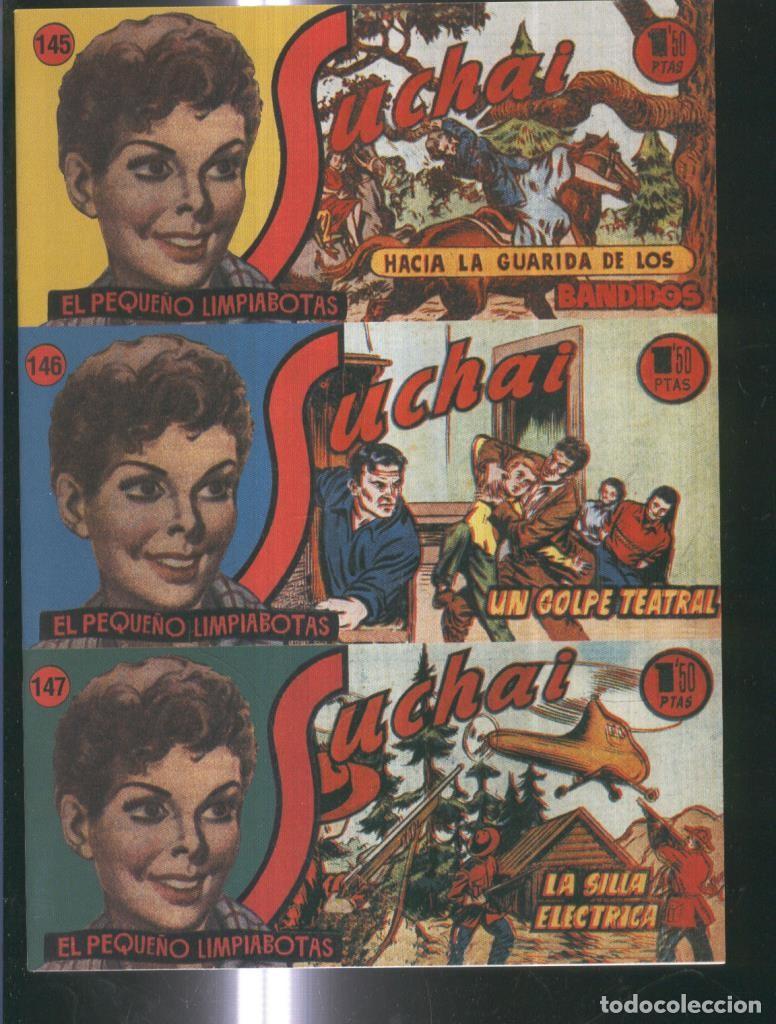 Comics: Facsimil: Suchai 3 en 1 numero 145/147: La silla electrica-Un golpe teatral-Hacia la guarida de los