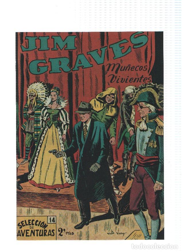 C&oacute;mics: Facsimil: Jim Graves numero 14: Mu&ntilde;ecos vivientes - Julio Vivas