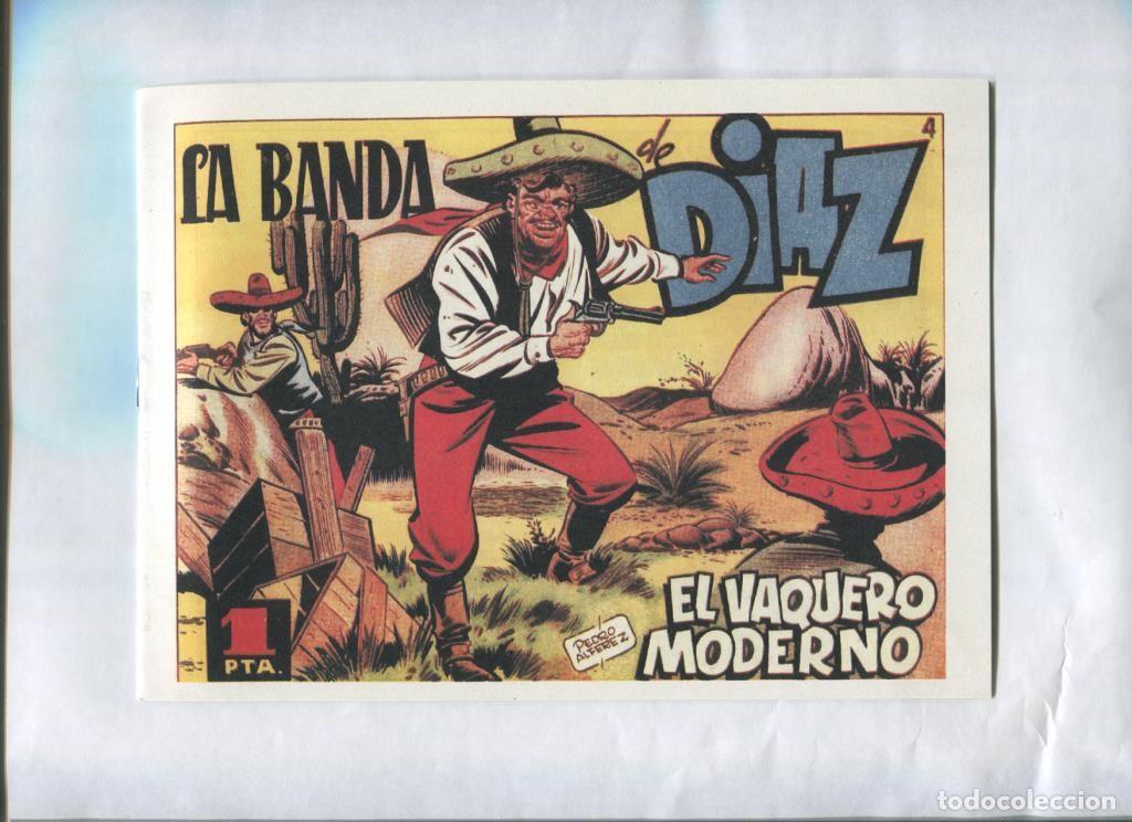 Comics: Facsimil: El Vaquero Moderno numero 04: La banda de Diaz - Pedro Alferez