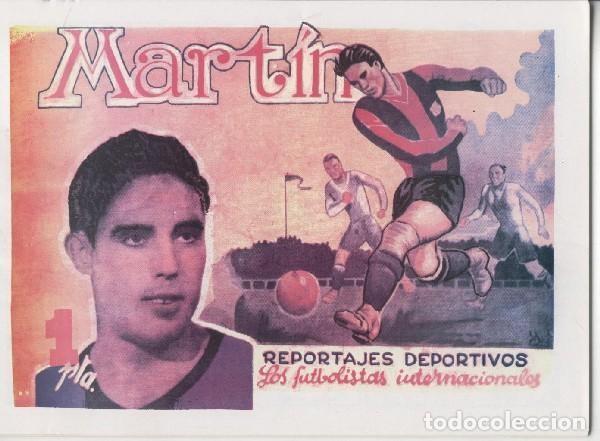 Fumetti: Reportajes Deportivos Los Futbolistas internacionales: Martin - Jaime Juez