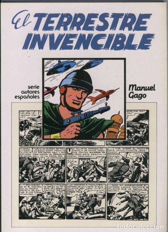 Fumetti: Autores Espa&ntilde;oles: Manuel Gago: El terrestre invencible - Manuel Gago