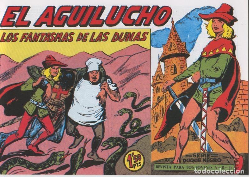 Fumetti: El Aguilucho, facsimil numero 51: Los fantasmas de las dunas - Varios