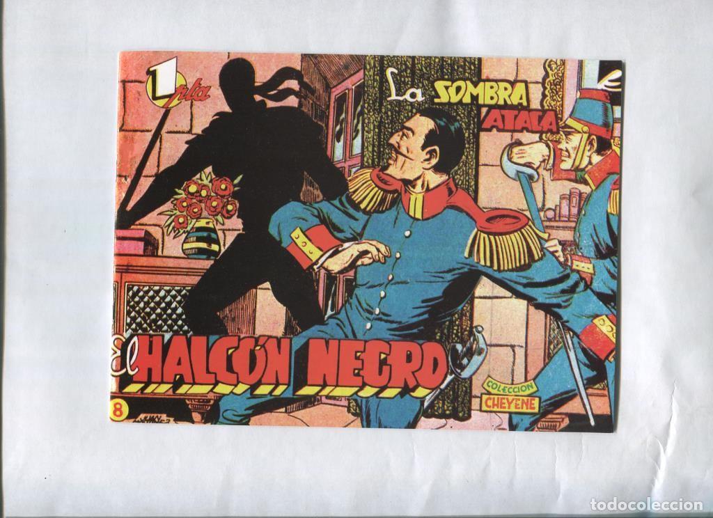 C&oacute;mics: Facsimil: El Halcon Negro numero 08: La sombra ataca - Martinez Osete - Foto 1