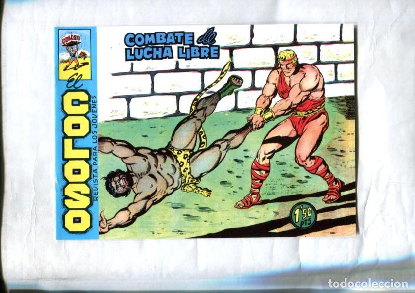 Comics: Facsimil: El Coloso numero 15: Combate de lucha libre - Manuel Lopez Blanco