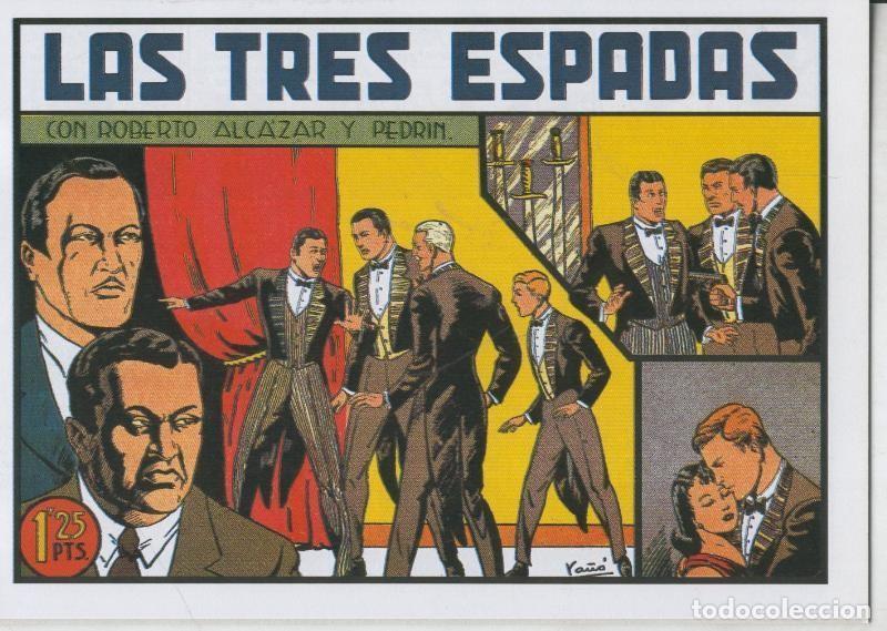 Comics: Facsimil: Roberto Alcazar y Pedrin numero 129: Las tres espadas - Varios