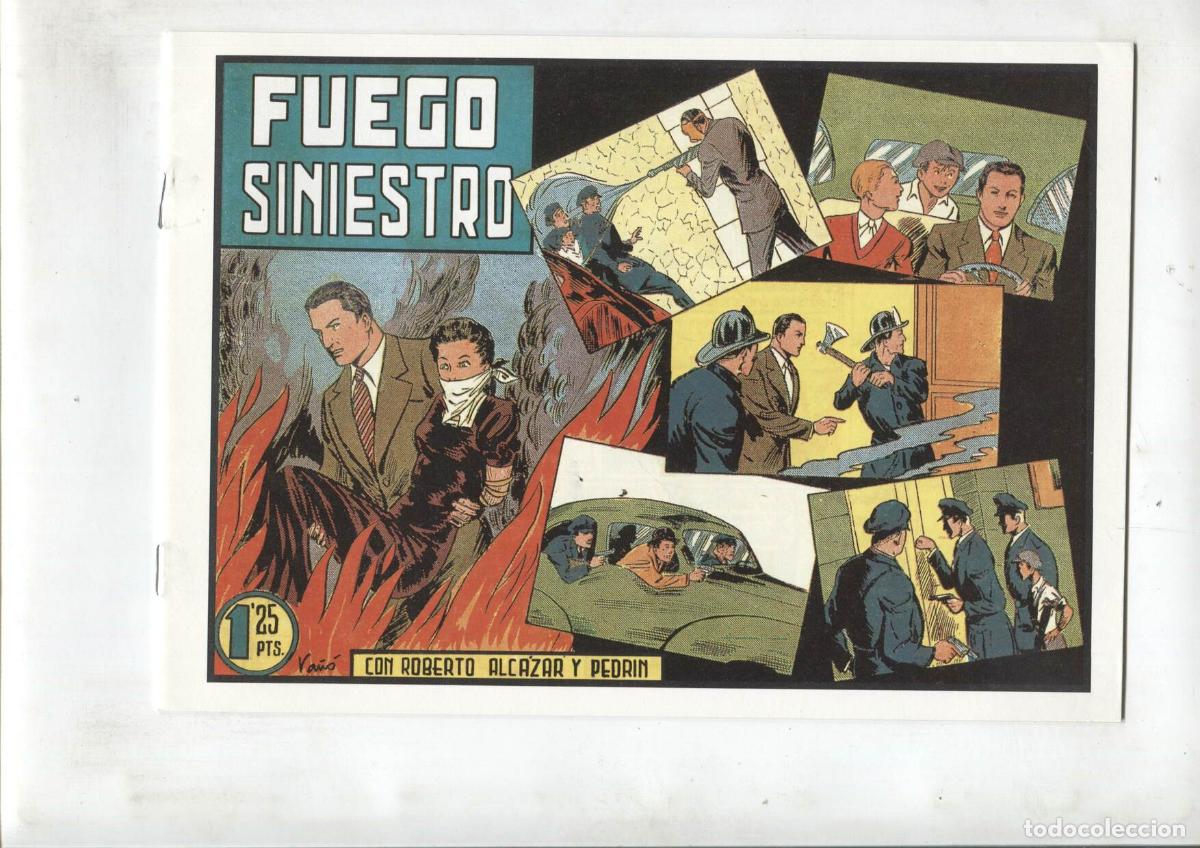 Comics : Facsimil: Roberto Alcazar y Pedrin numero 162: Fuego siniestro - Varios
