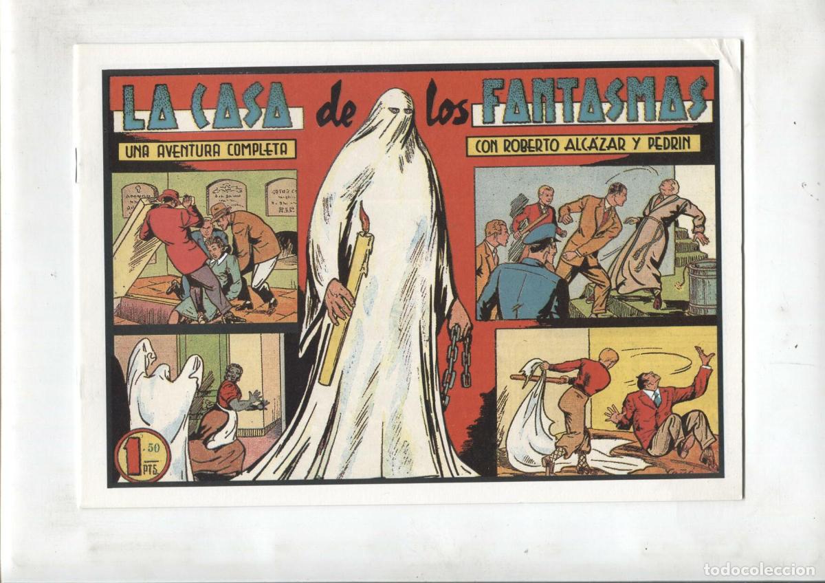 Comics: Facsimil: Roberto Alcazar y Pedrin numero 195: la casa de los fantasmas - Varios