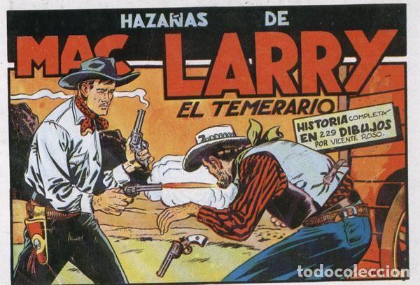 Comics: Facsimil: Haza&ntilde;as de Mac Larry el temerario - Vicente Roso
