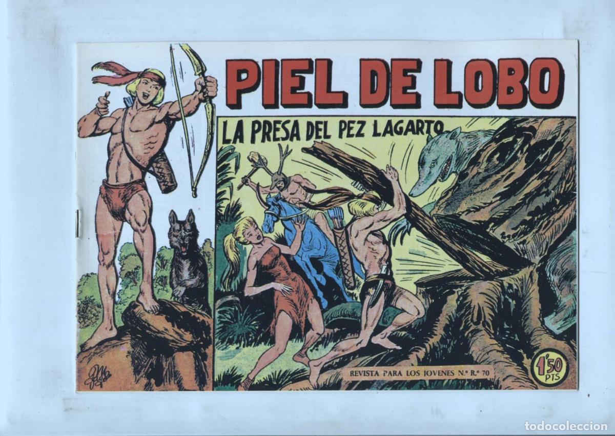 Comics: Facsimil: Piel de Lobo numero 03: La presa del pez lagarto - Manuel Gago