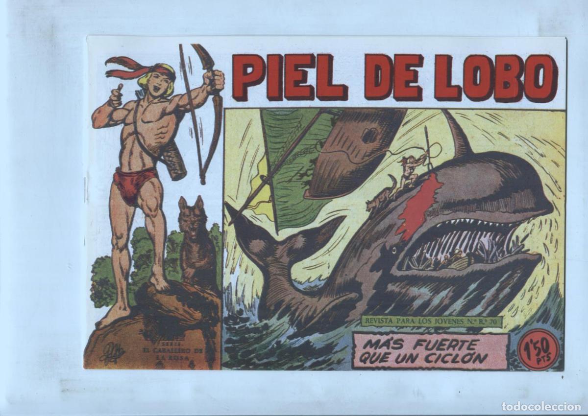 Fumetti: Facsimil: Piel de Lobo numero 39: Mas fuerte que un ciclon - Manuel Gago