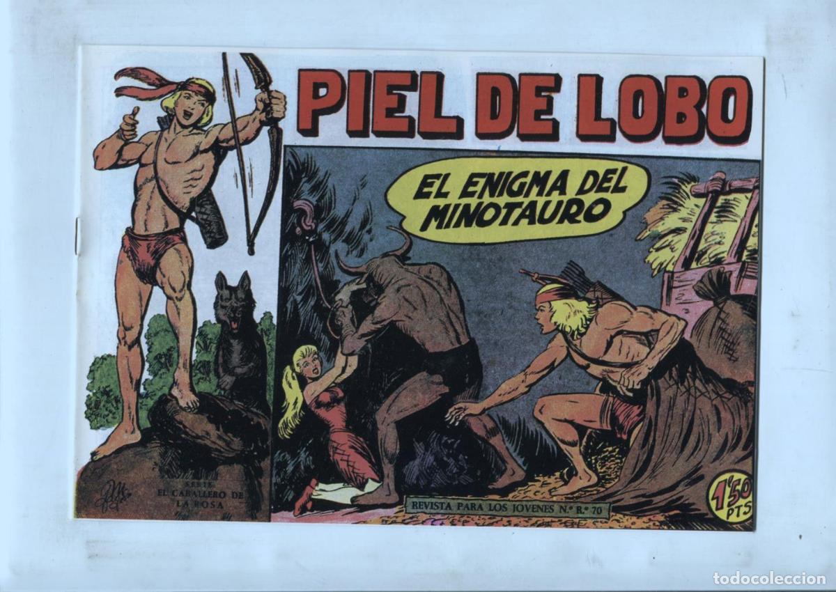 C&oacute;mics: Facsimil: Piel de Lobo numero 46: El enigma del minotauro - Manuel Gago
