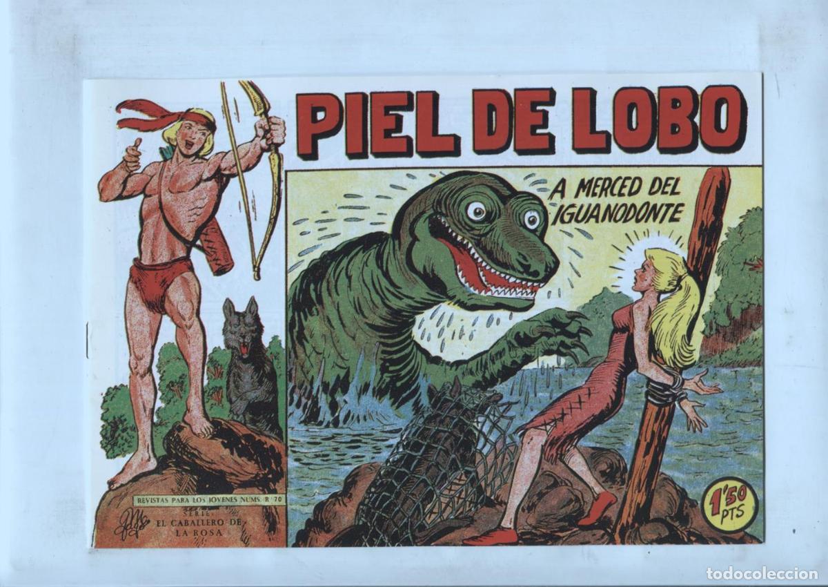 C&oacute;mics: Facsimil: Piel de Lobo numero 86: A merced del iguanodonte - Manuel Gago