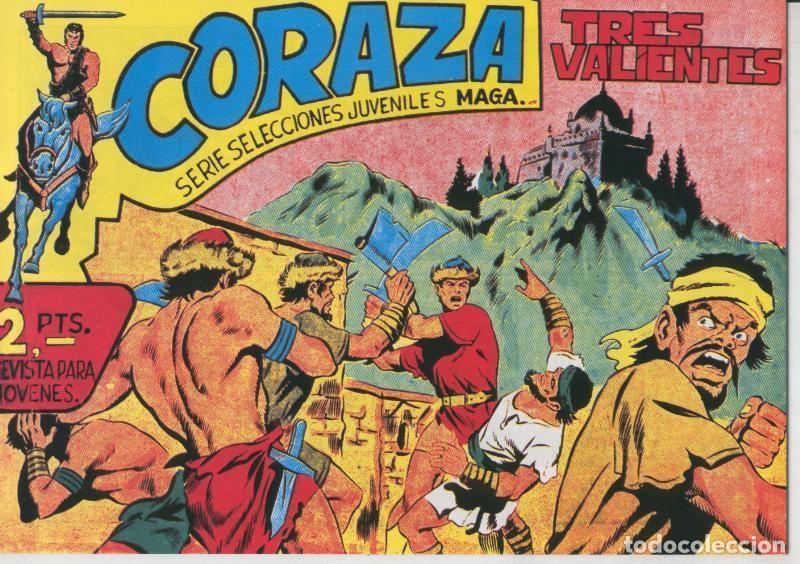 Comics: Coraza, facsimil numero 59: Tres valientes - Lopez Fajardo
