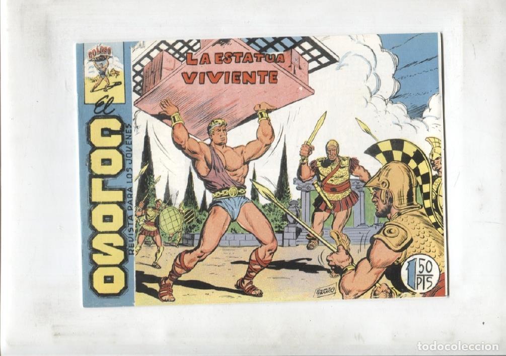 Comics: Facsimil: El Coloso numero 03: La estatua viviente - Manuel Lopez Blanco