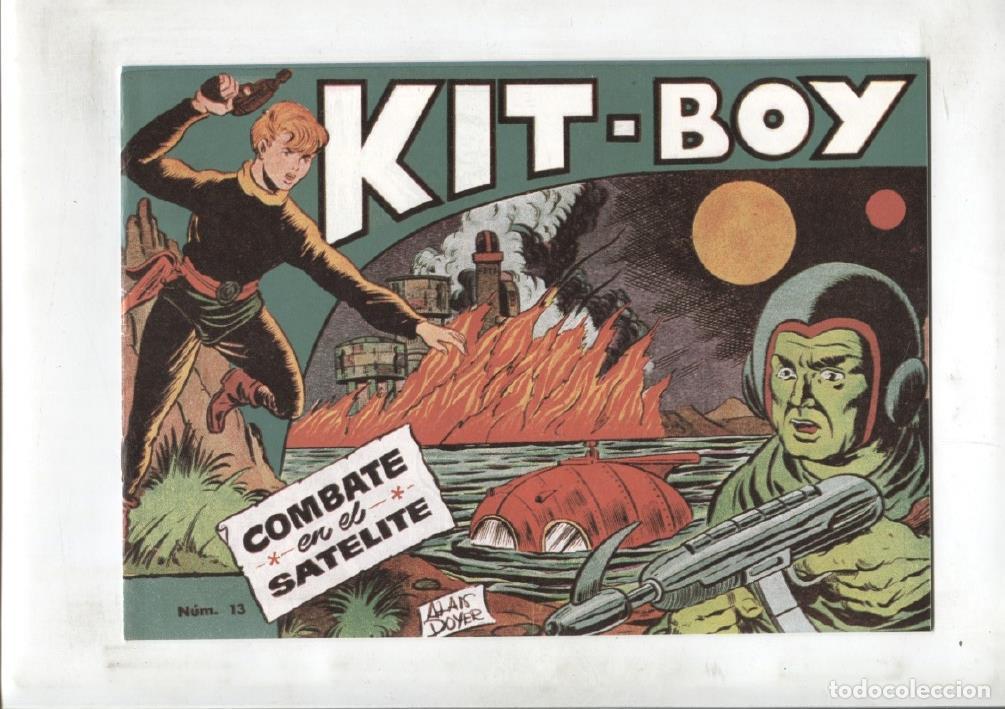 C&oacute;mics: Facsimil: Kit Boy 1a serie, numero 13: Combate en el satelite - Alan Doyer - Foto 1