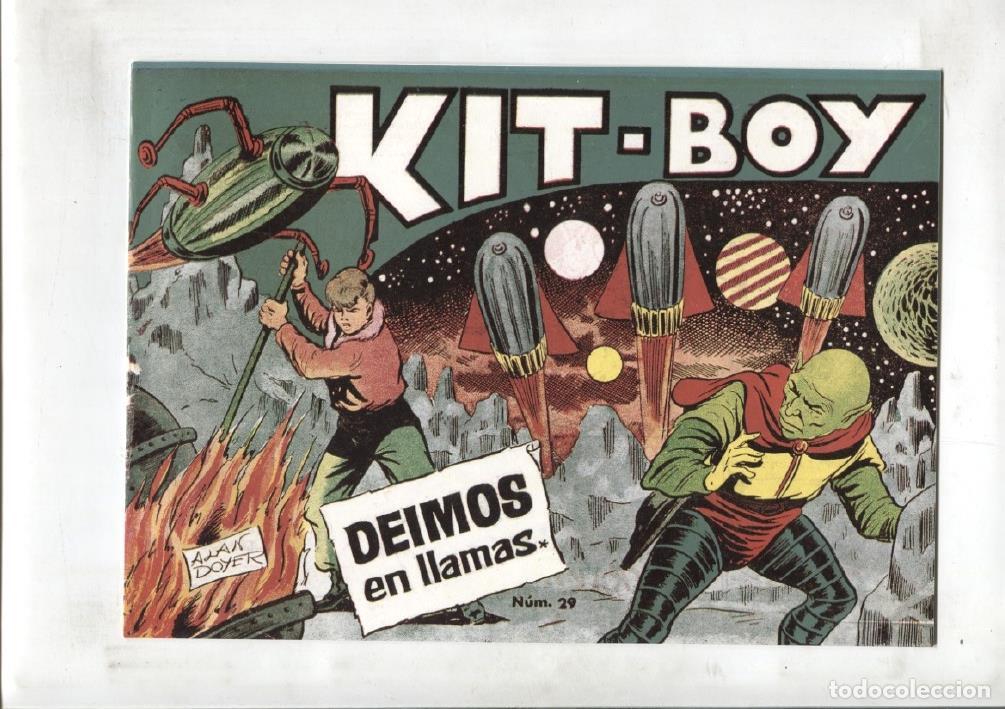 C&oacute;mics: Facsimil: Kit Boy 1a serie, numero 29: Deimos en llamas - Alan Doyer - Foto 1