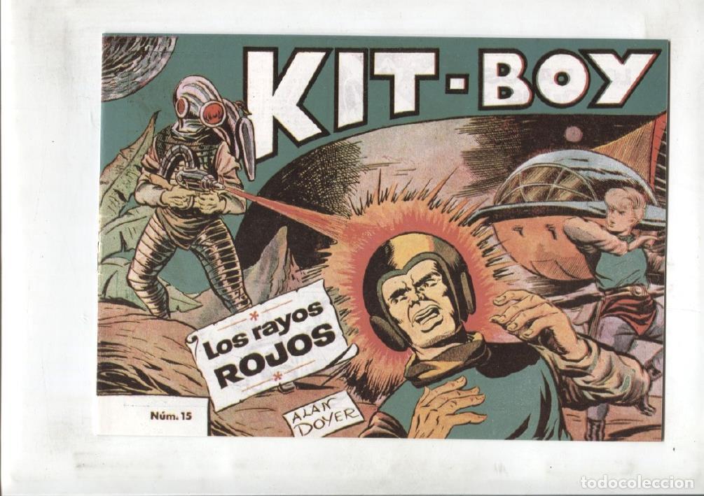 C&oacute;mics: Facsimil: Kit Boy 1a serie, numero 15: Los rayos rojos - Alan Doyer - Foto 1
