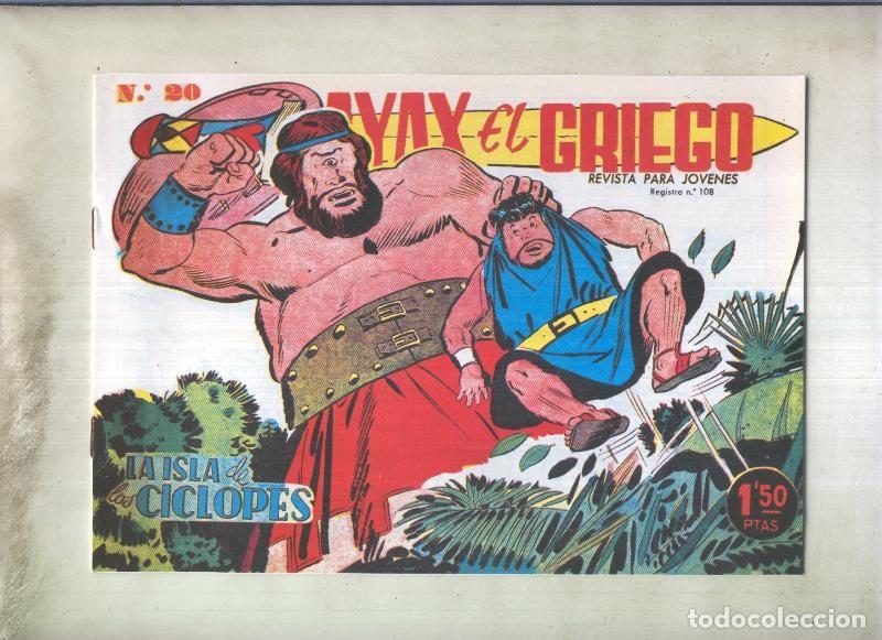 C&oacute;mics: Facsimil: Ayax el Griego numero 20: La isla de los Ciclopes - Jose Luis - Foto 1