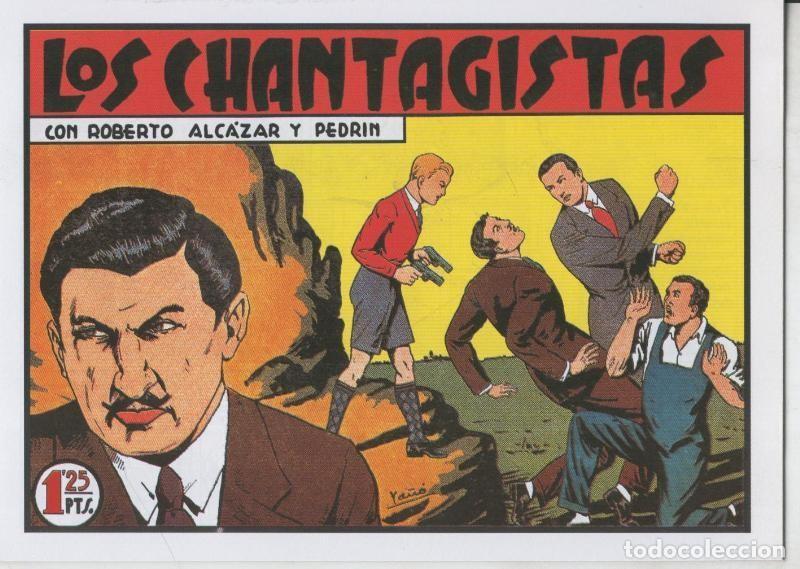 Comics: Facsimil Roberto Alcazar y Pedrin numero 0132: Los chantagistas - Varios