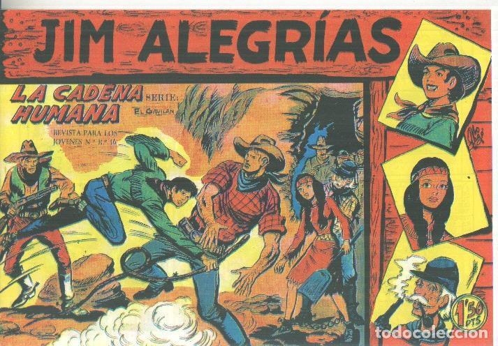 Comics: Facsimil: Jim Alegrias numero 08: La cadena humana - Manuel Gago