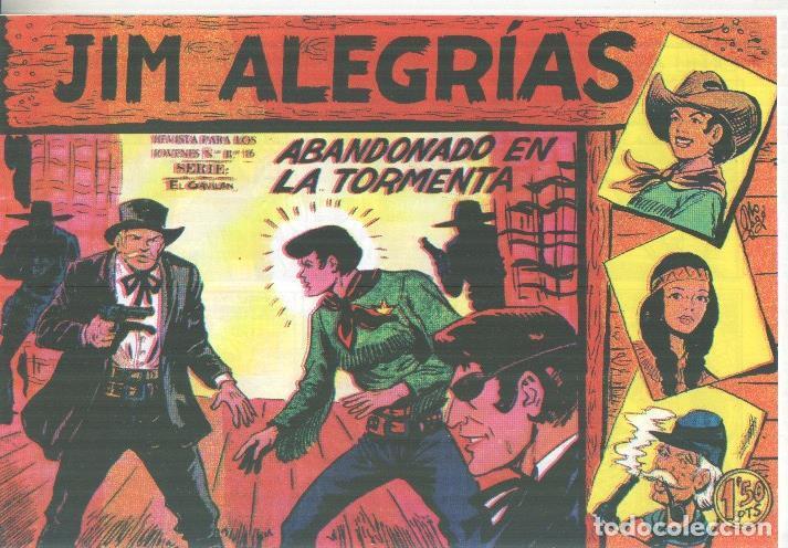 Comics: Facsimil: Jim Alegrias numero 18: Abandonado en la tormenta - Manuel Gago
