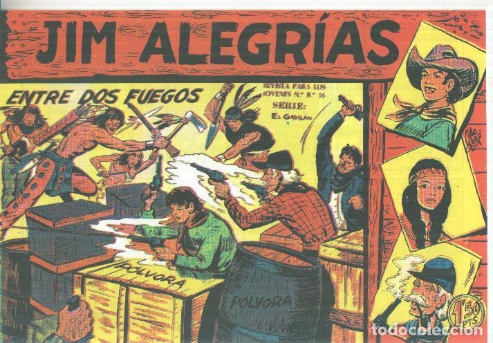 Comics: Facsimil: Jim Alegrias numero 24: Entre dos fuegos - Manuel Gago
