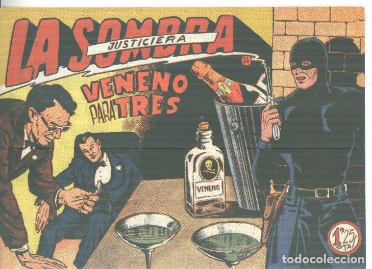 Comics: Facsimil: La sombra justiciera numero 24: Veneno para tres - Varios