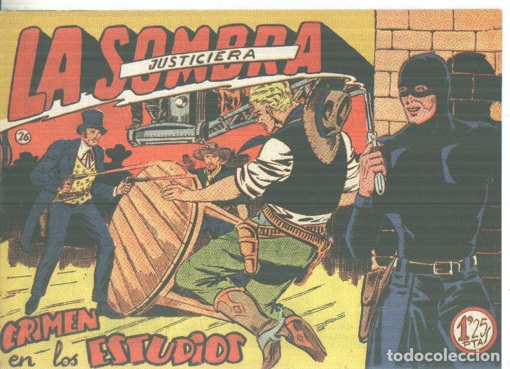 Comics: Facsimil: La sombra justiciera numero 26: Crimen en los estudios - Varios