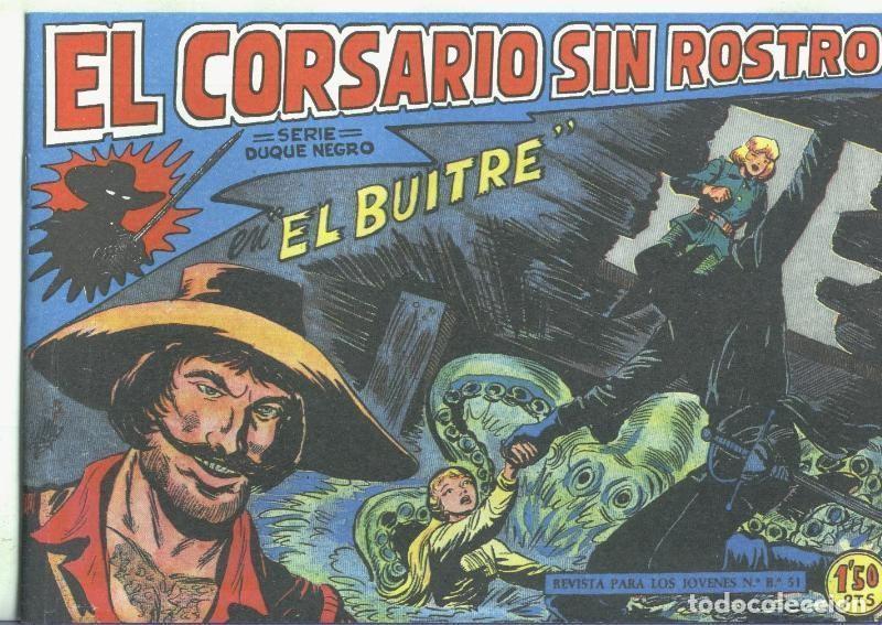 Fumetti: Facsimil: El Corsario sin Rostro numero 14: El buitre - Manuel Gago